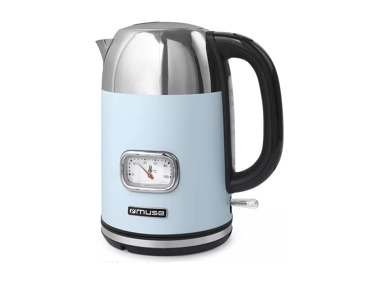 Snoerloze waterkoker Muse 1.7l 2200W Blauw MS-020VB