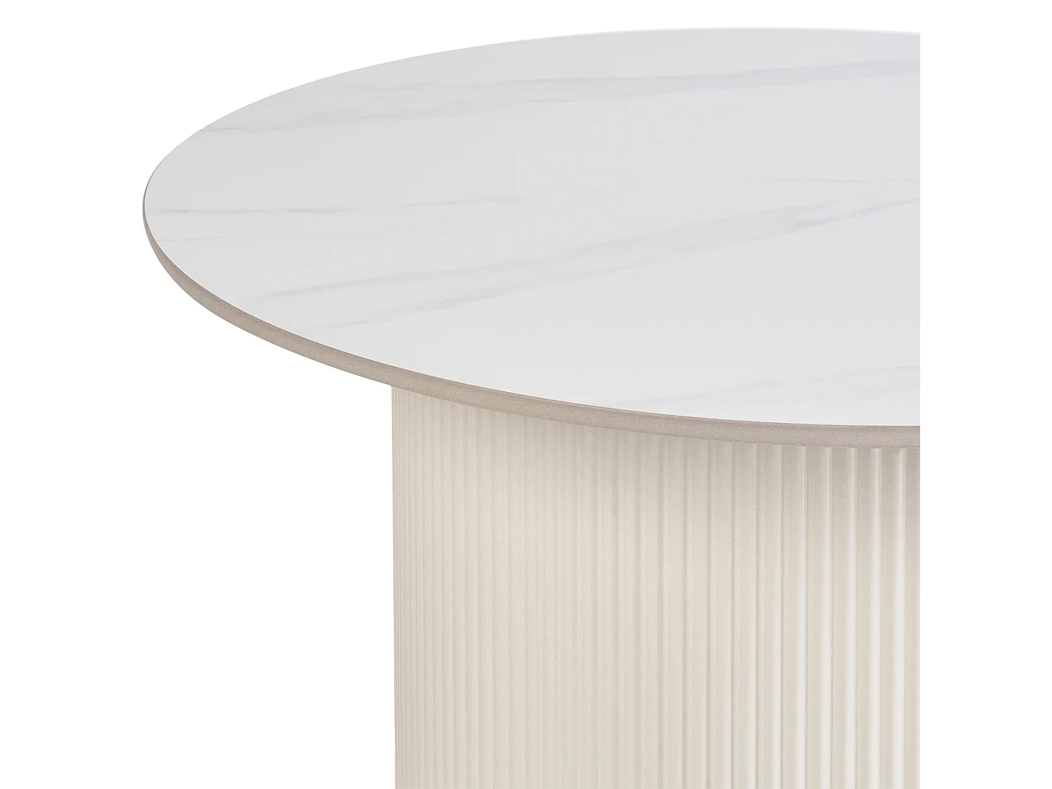 Stolik kawowy LEONA Ceramika Jasnobeżowy