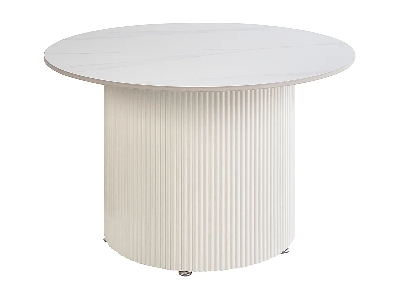 Table basse LEONA Céramique Beige clair