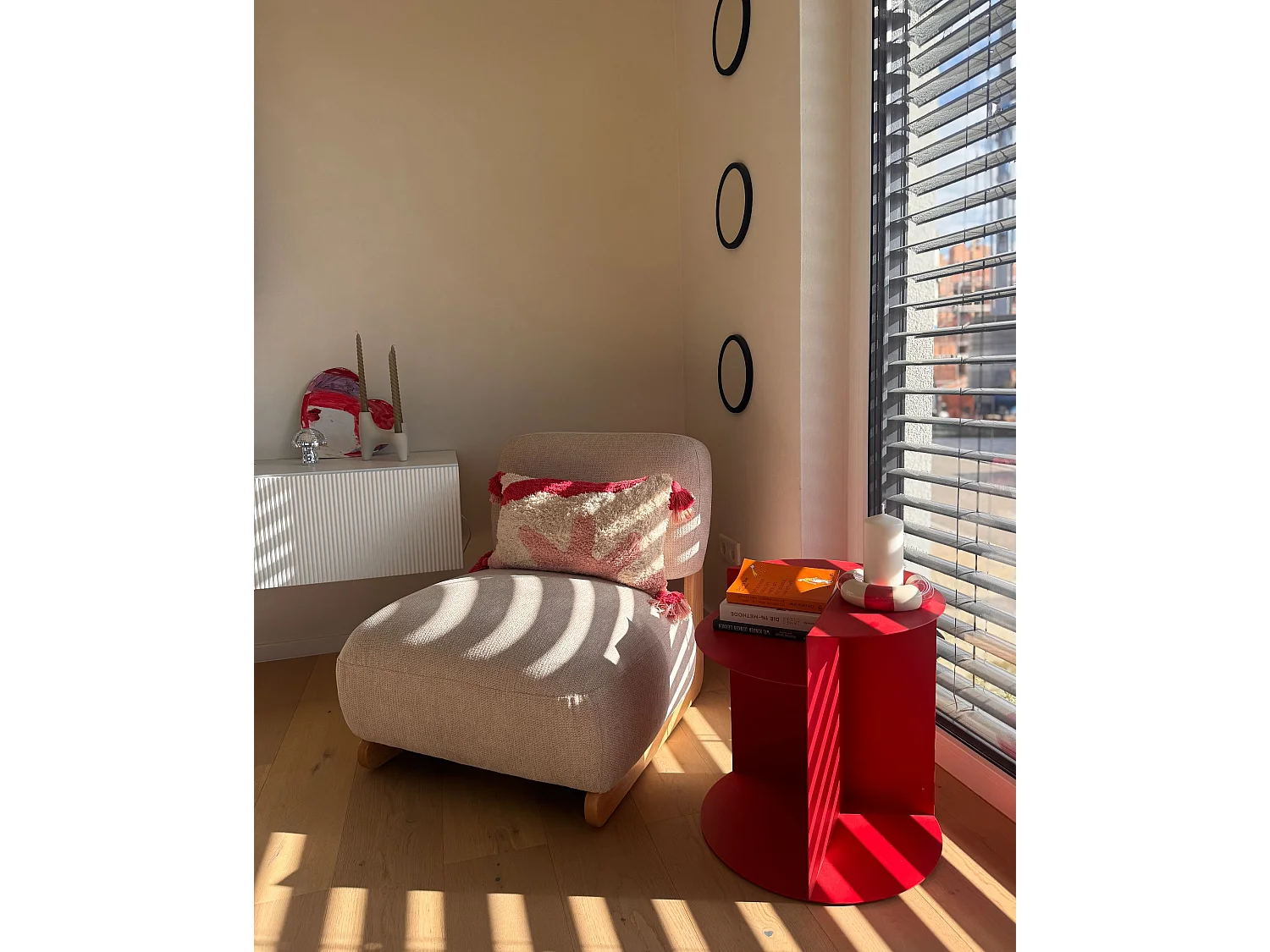 Fauteuil KOKKOLA Lichtbeige