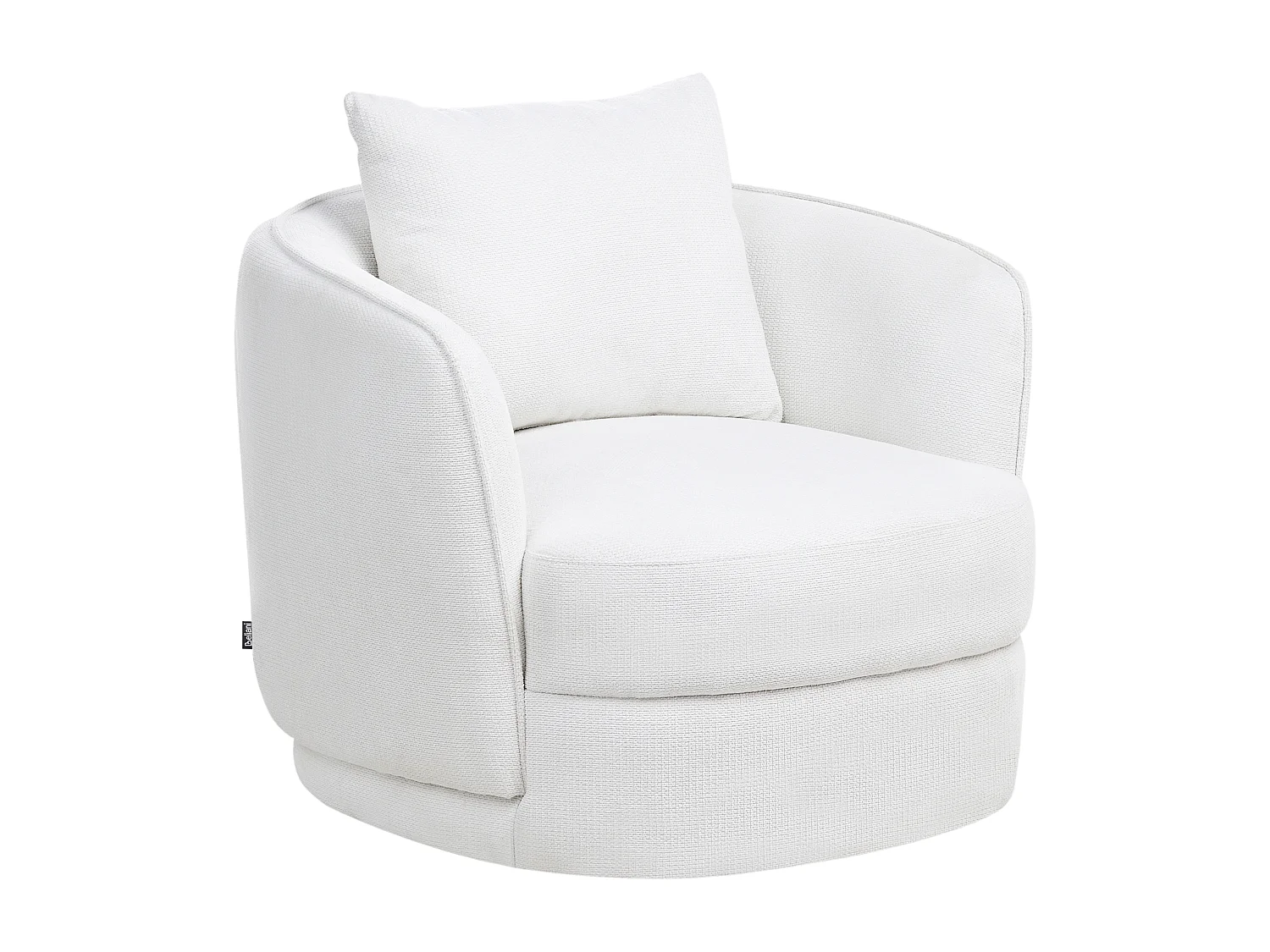Fauteuil pivotant ANDALEN Tissu Blanc cassé