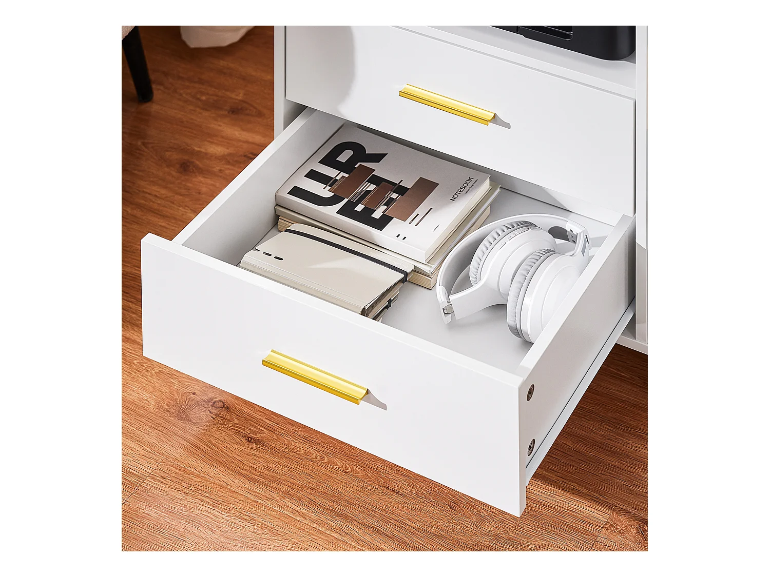 SoBuy Druckertisch ASK09-W