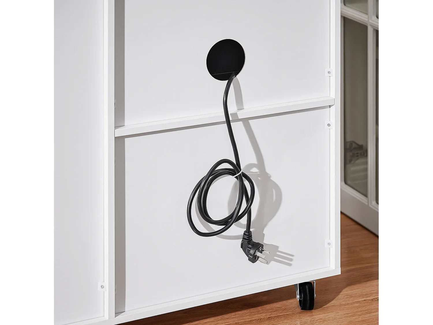 SoBuy ASK09-W Caisson de Bureau à roulettes