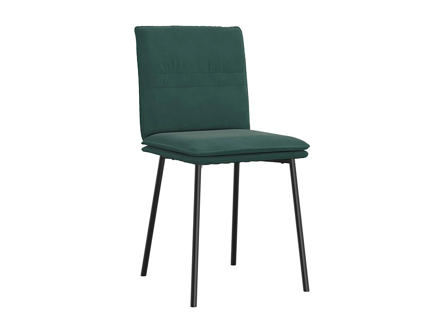 Eetkamerstoelen 6 st fluweel donkergroen