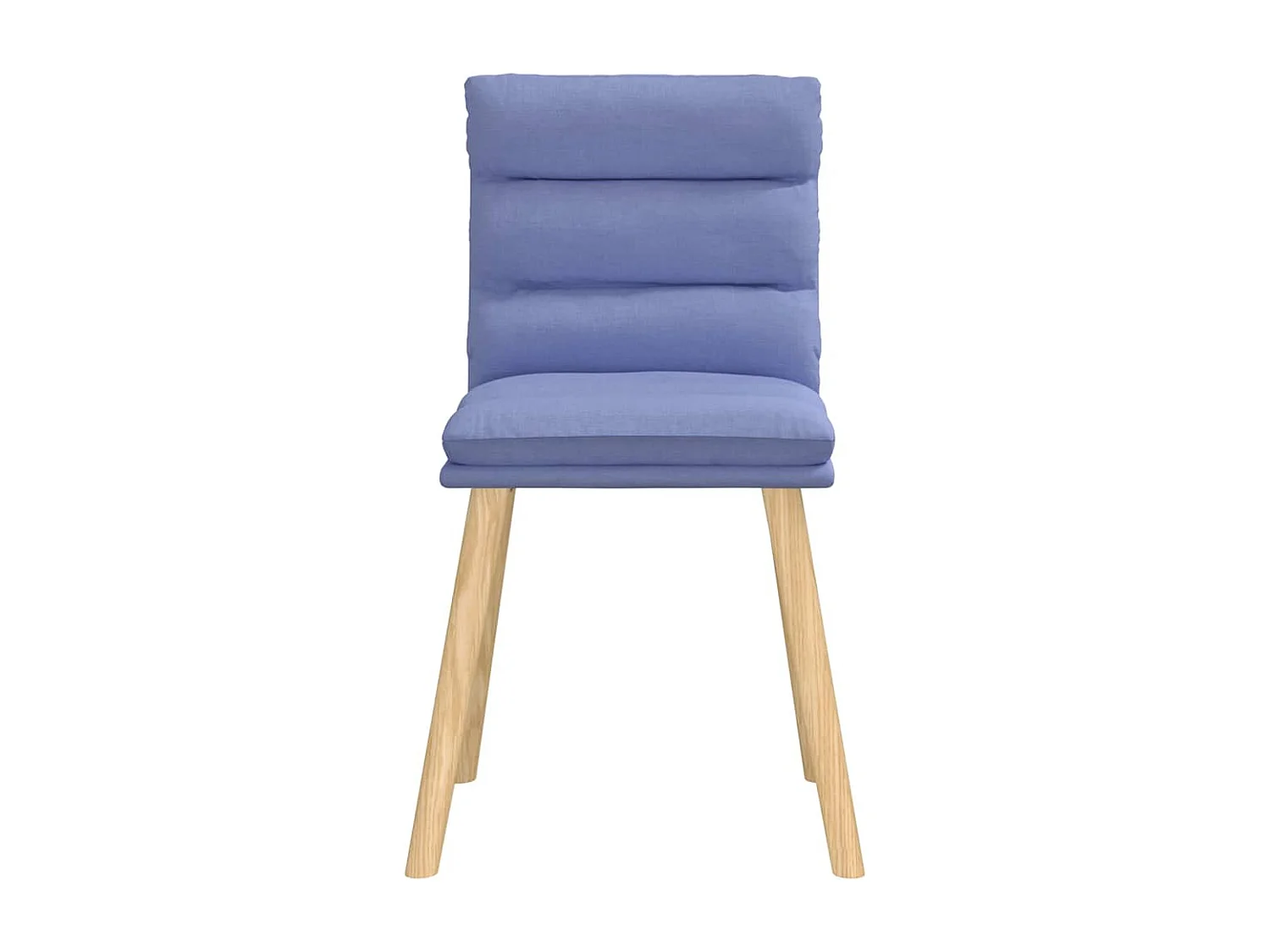 Eetkamerstoelen 6 st stof jeansblauw