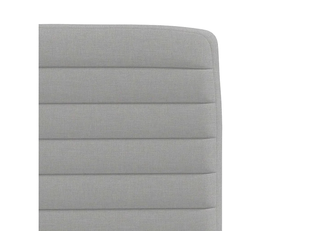 Chaises à manger lot de 6 gris nuage tissu