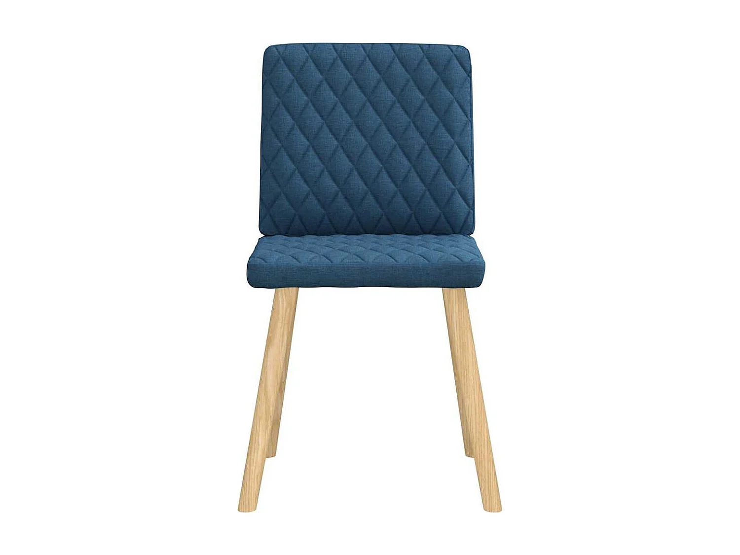Eetkamerstoelen 6 st stof blauw