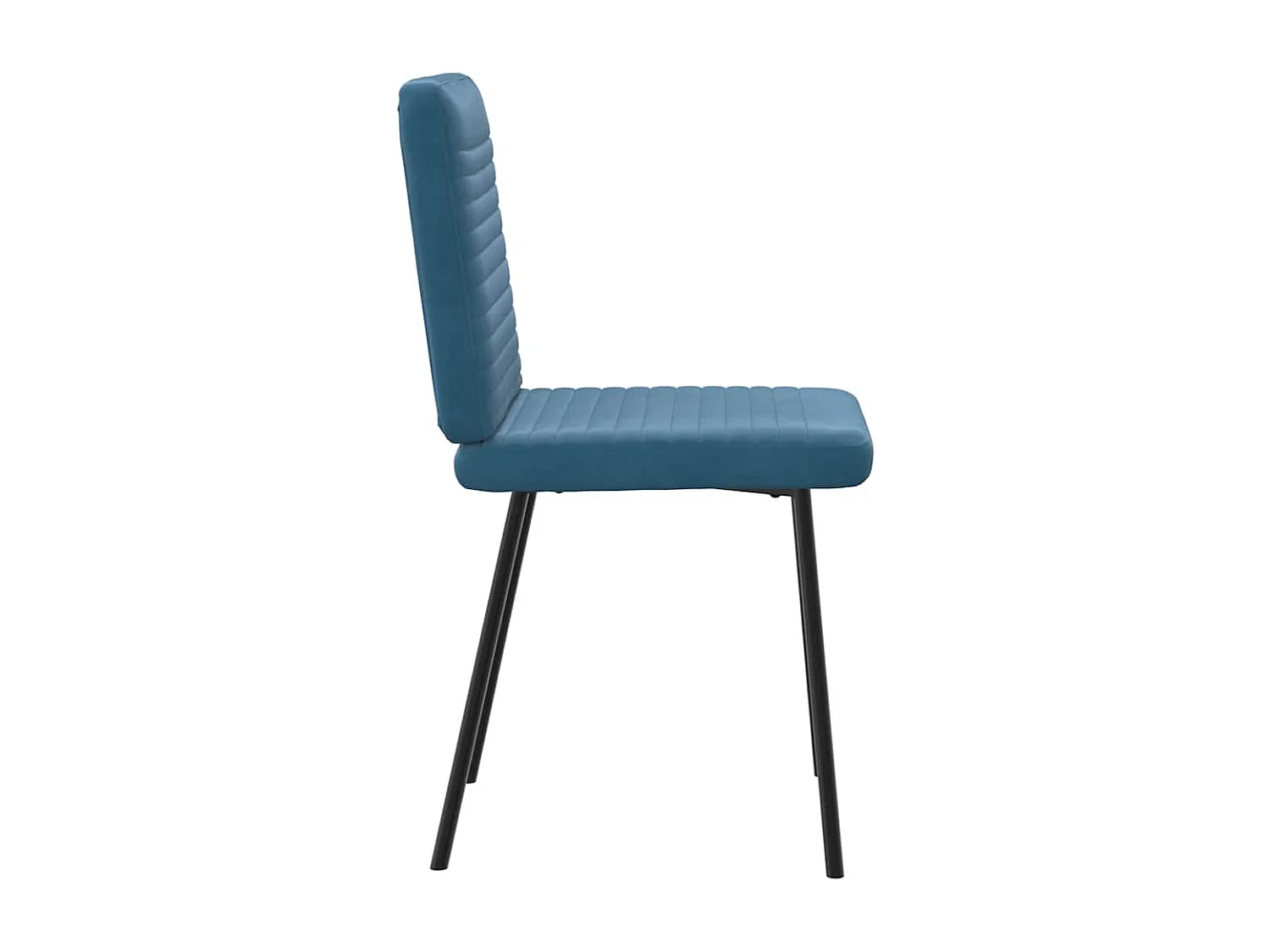 Sillas de comedor 6 unidades terciopelo azul