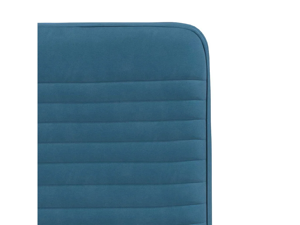 Sillas de comedor 6 unidades terciopelo azul