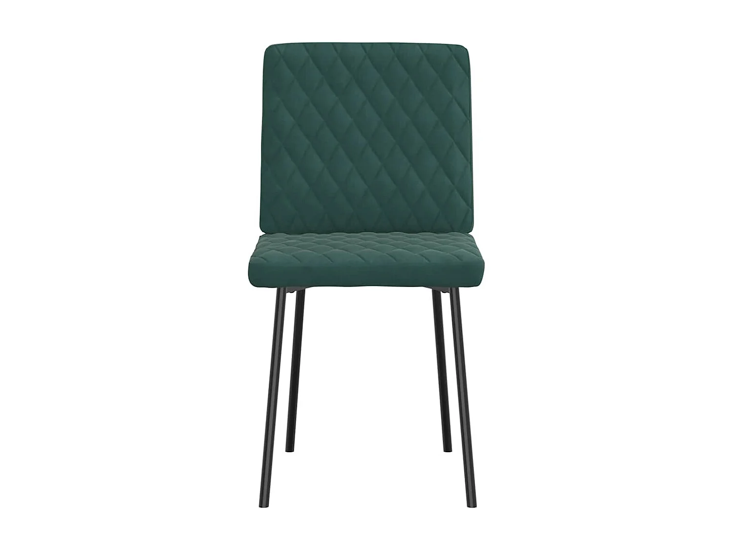 Eetkamerstoelen 6 stukkenfluweel donkergroen