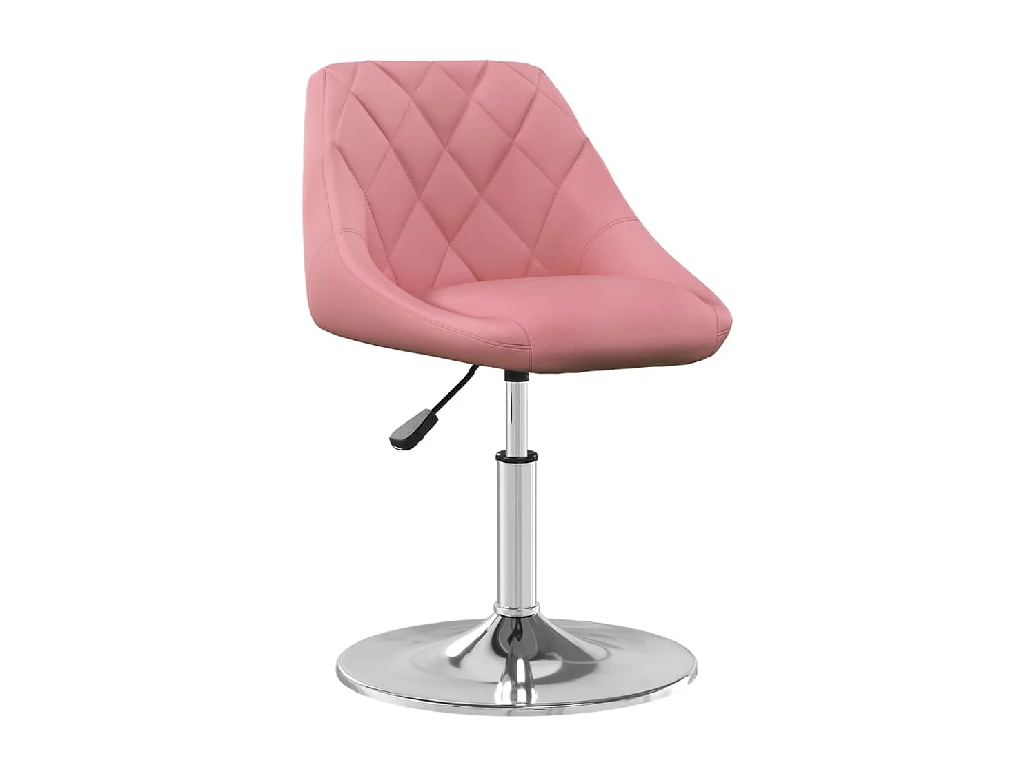 Chaises pivotantes à manger lot de 6 Rose Velours