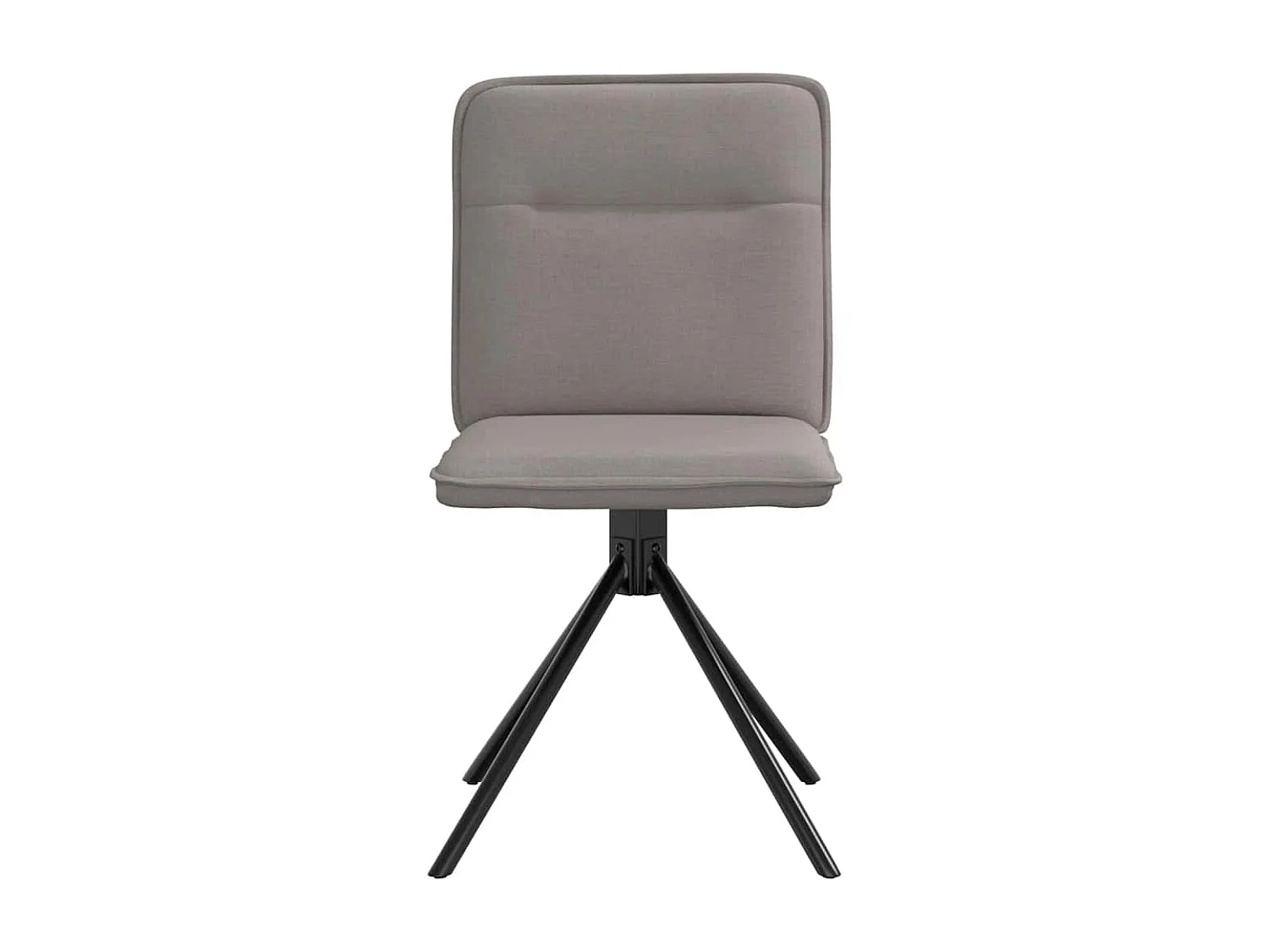 Eetkamerstoelen 6 st stof taupe