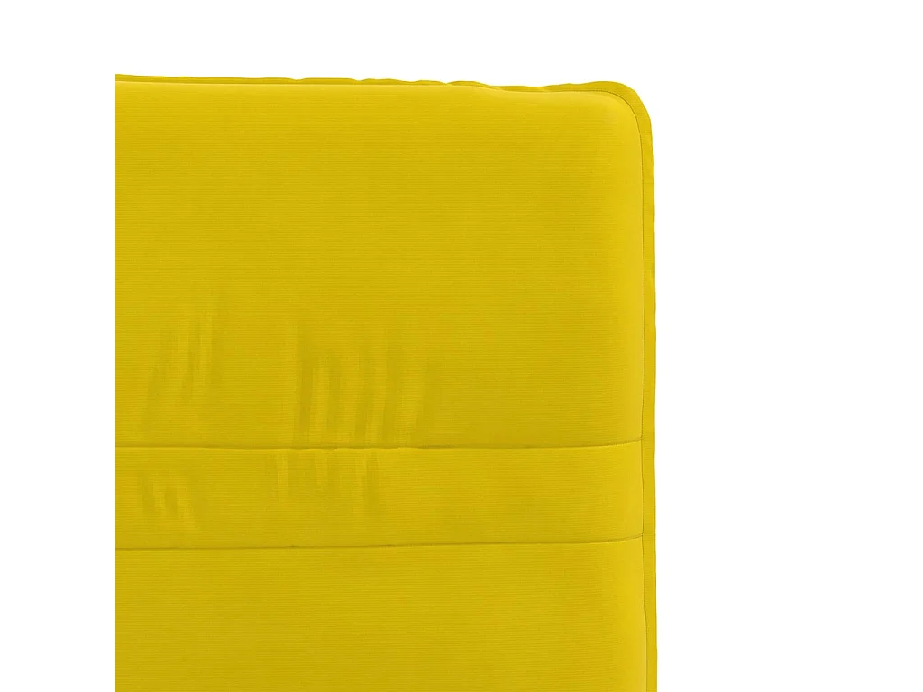 Eetkamerstoelen 6 stukkenfluweel geel