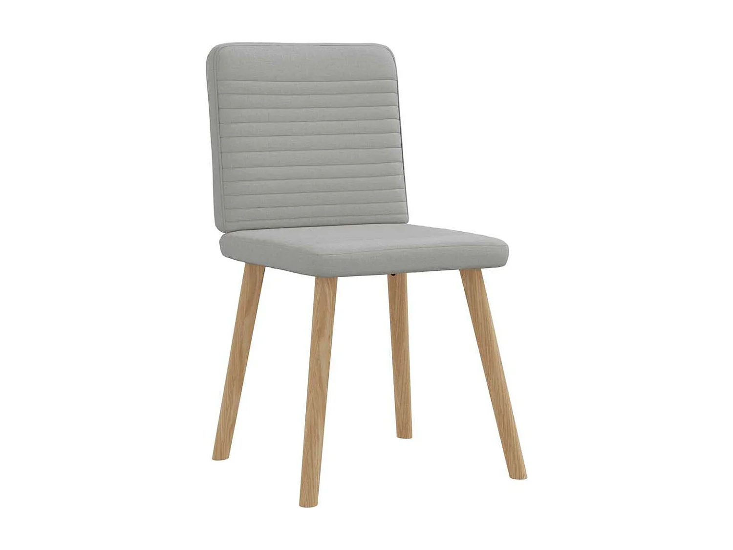 Chaises à manger lot de 6 gris nuage tissu