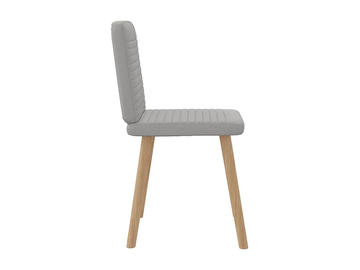 Chaises à manger lot de 6 gris nuage tissu