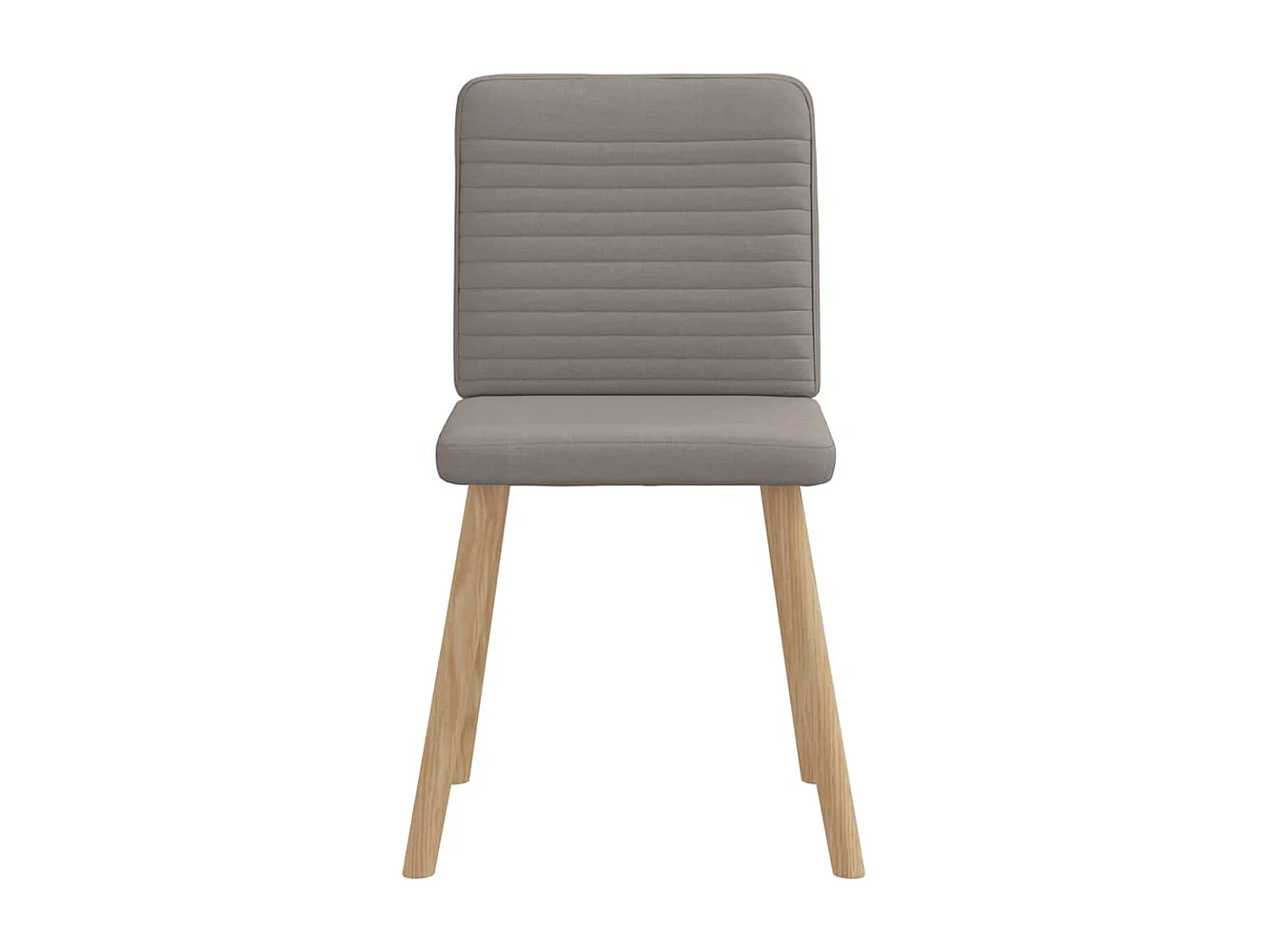 Eetkamerstoelen 6 st stof taupe