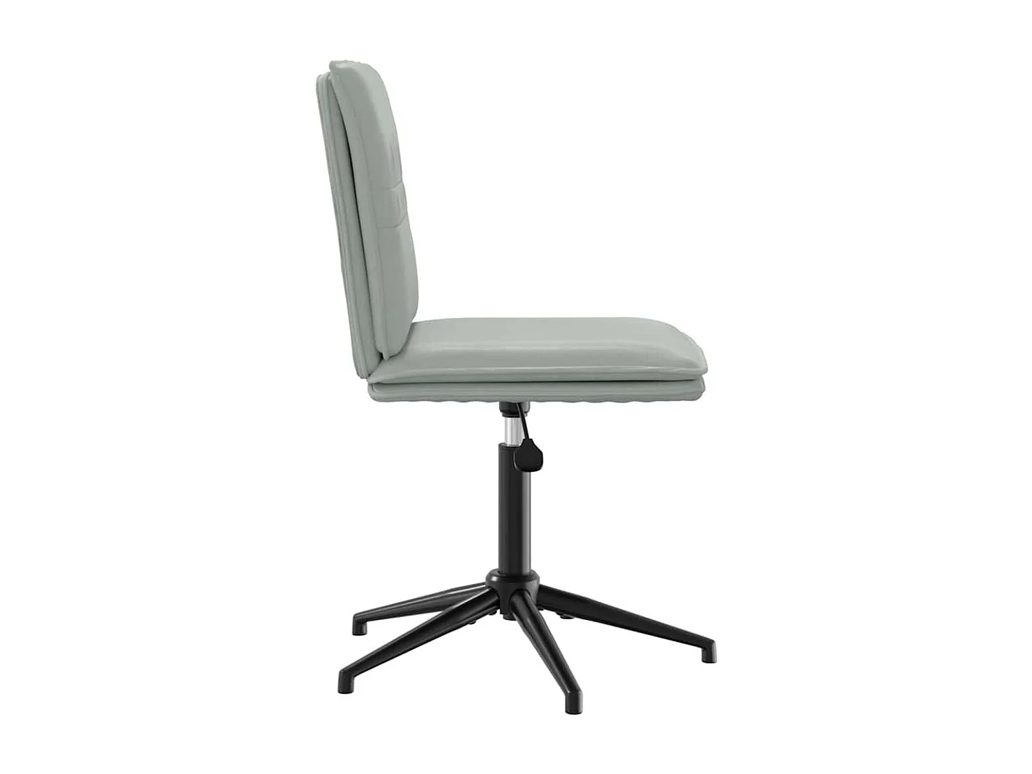 Eetkamerstoelen 6 st fluweel lichtgrijs