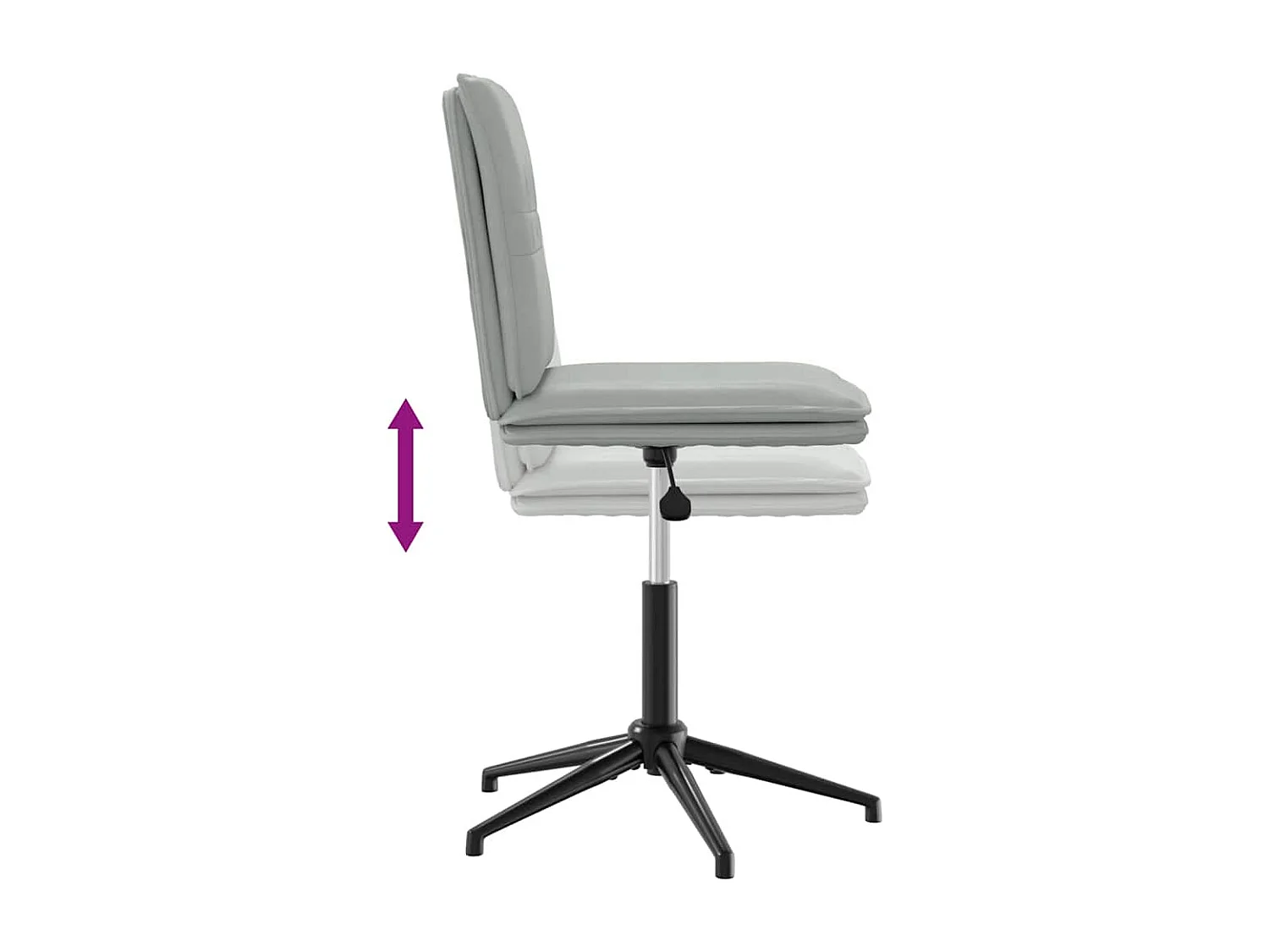 Eetkamerstoelen 6 st fluweel lichtgrijs