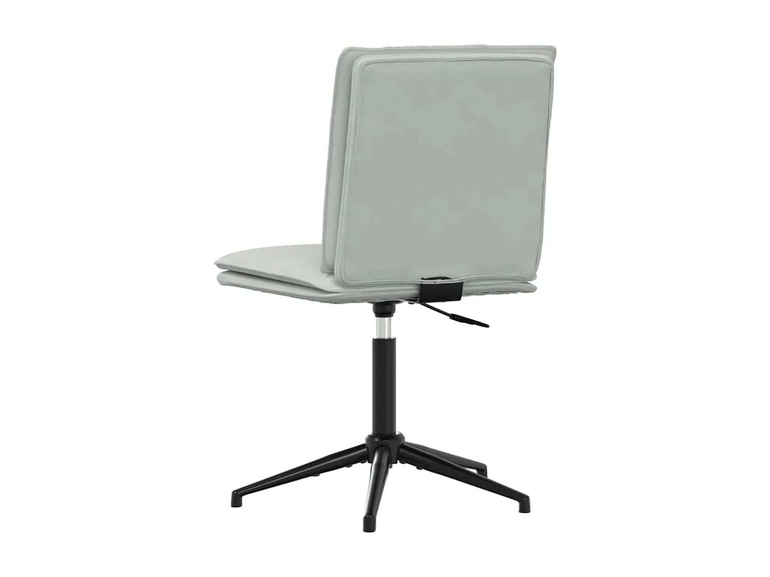 Cadeiras de jantar 6 peças veludo cinzento-claro