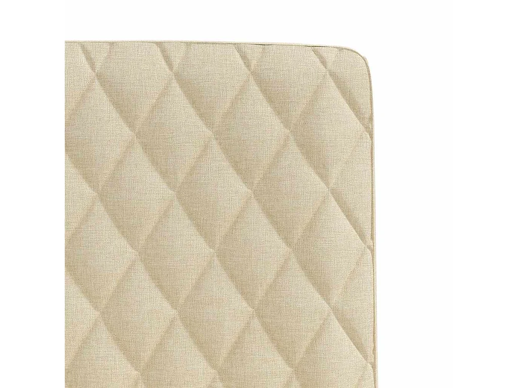 Chaises à manger lot de 6 crème tissu