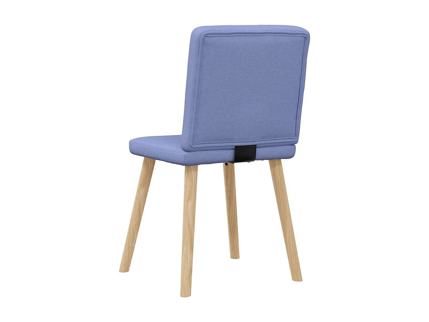 Eetkamerstoelen 6 st stof jeansblauw