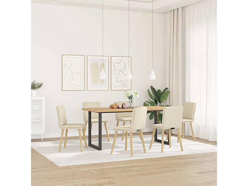 Chaises à manger lot de 6 Lin