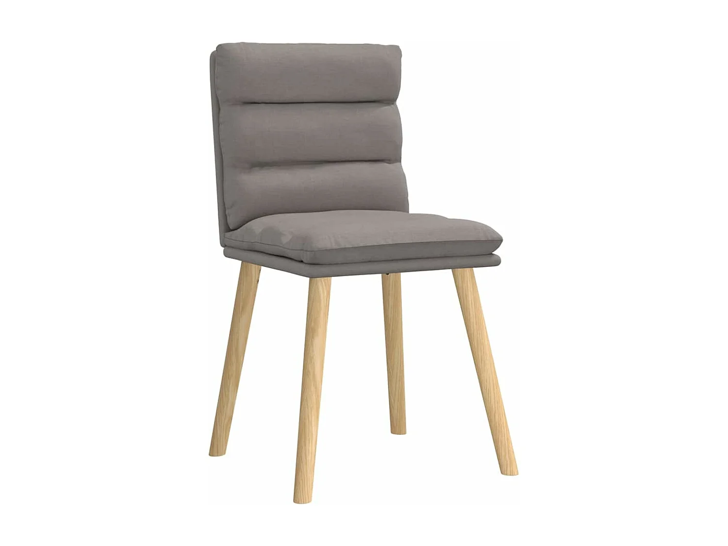 Chaises à manger lot de 6 taupe tissu