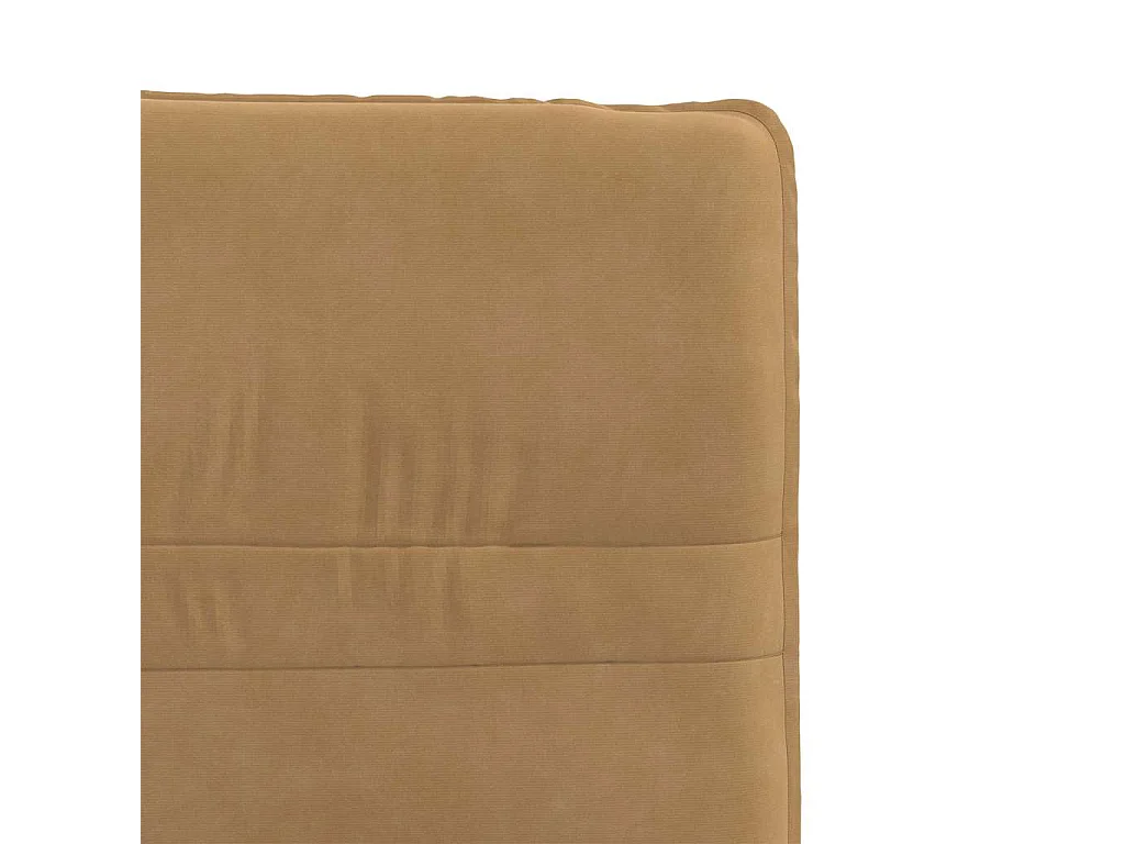 Chaises à manger lot de 6 marron velours