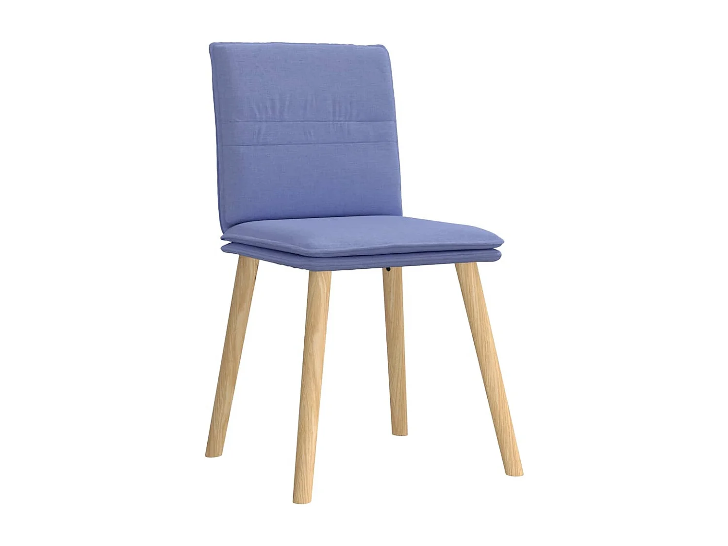 Eetkamerstoelen 6 st stof jeansblauw