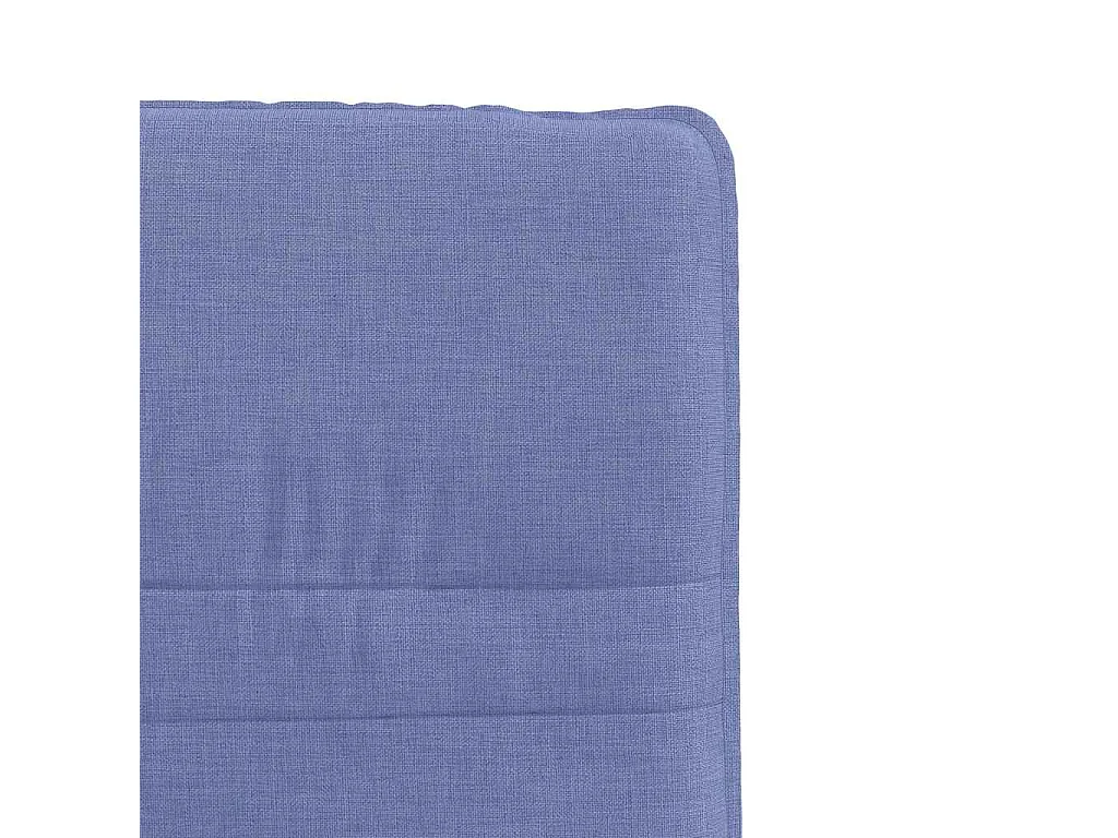 Chaises à manger lot de 6 bleu jean tissu