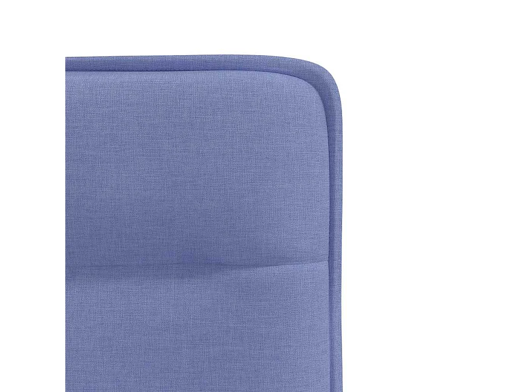 Cadeiras de jantar 6 peças Jeans Tecido Azul