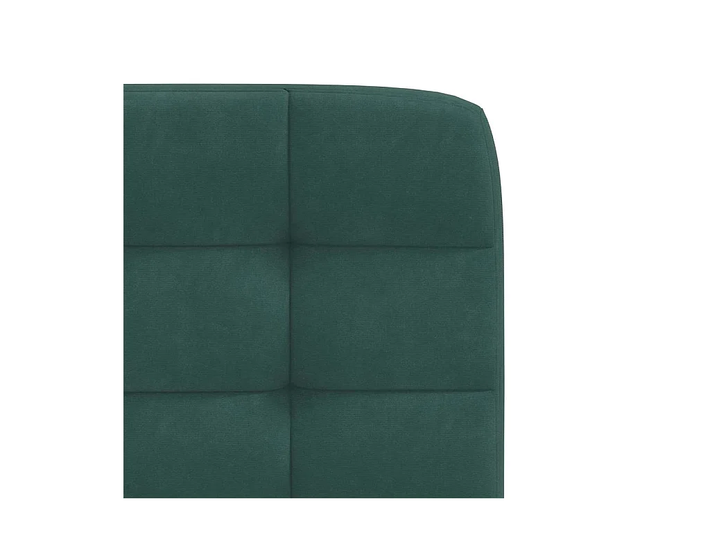 Sillas de comedor 6 unidades terciopelo verde oscuro