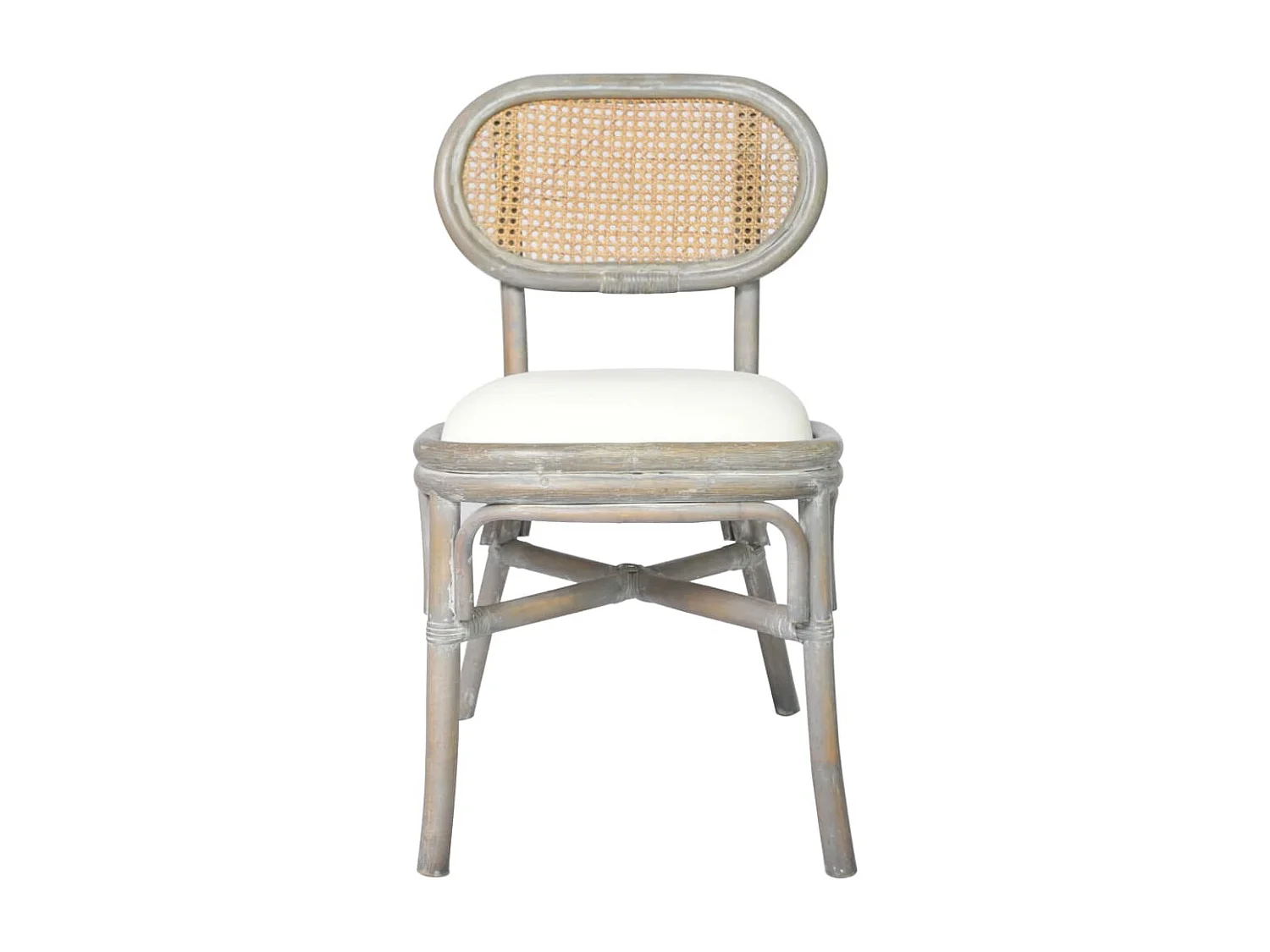 Chaises à manger lot de 6 gris Lin