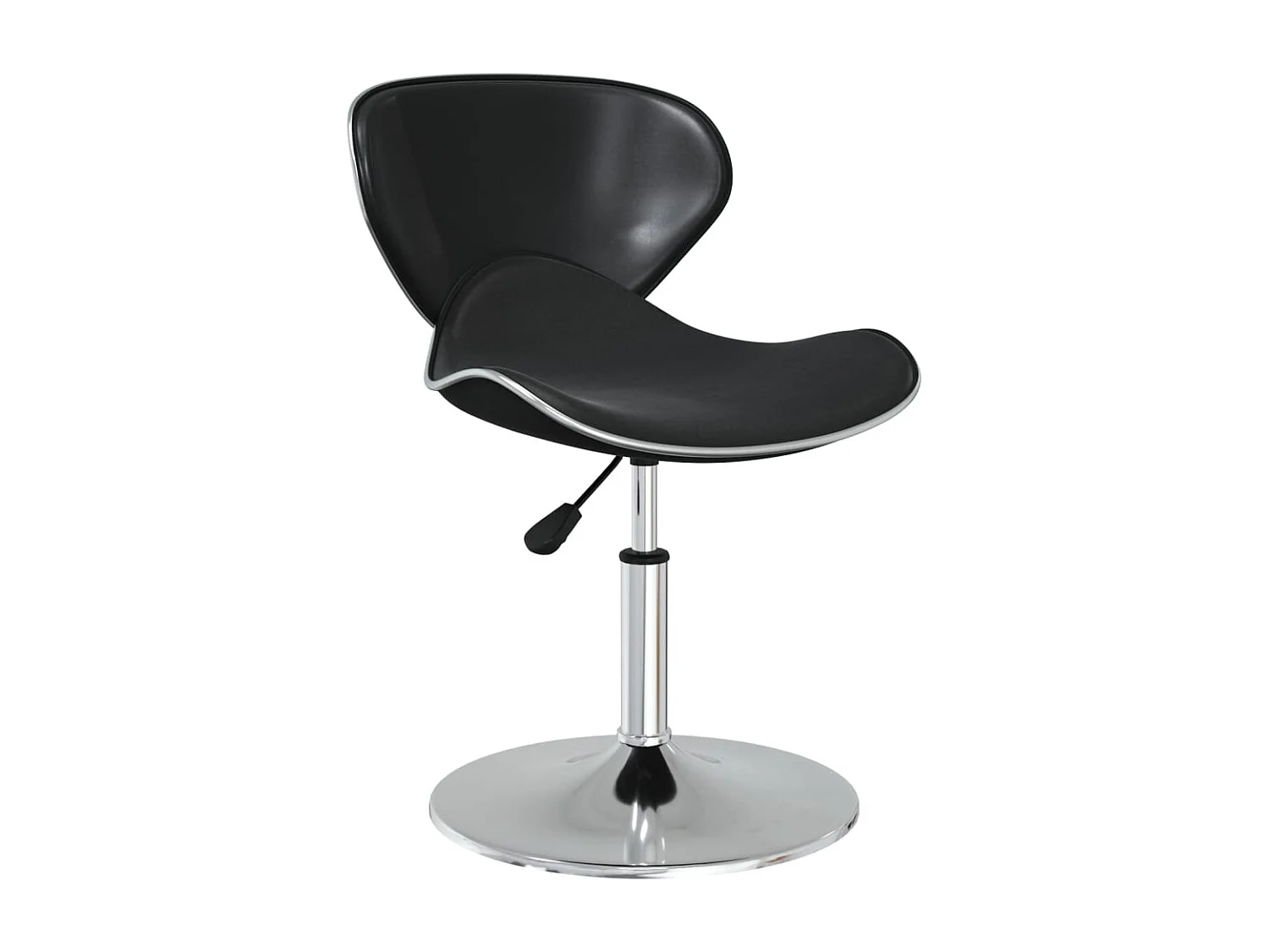 Chaises à manger lot de 6 noir similicuir