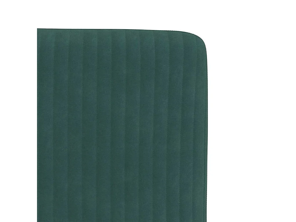 Sillas de comedor 6 unidades terciopelo verde oscuro