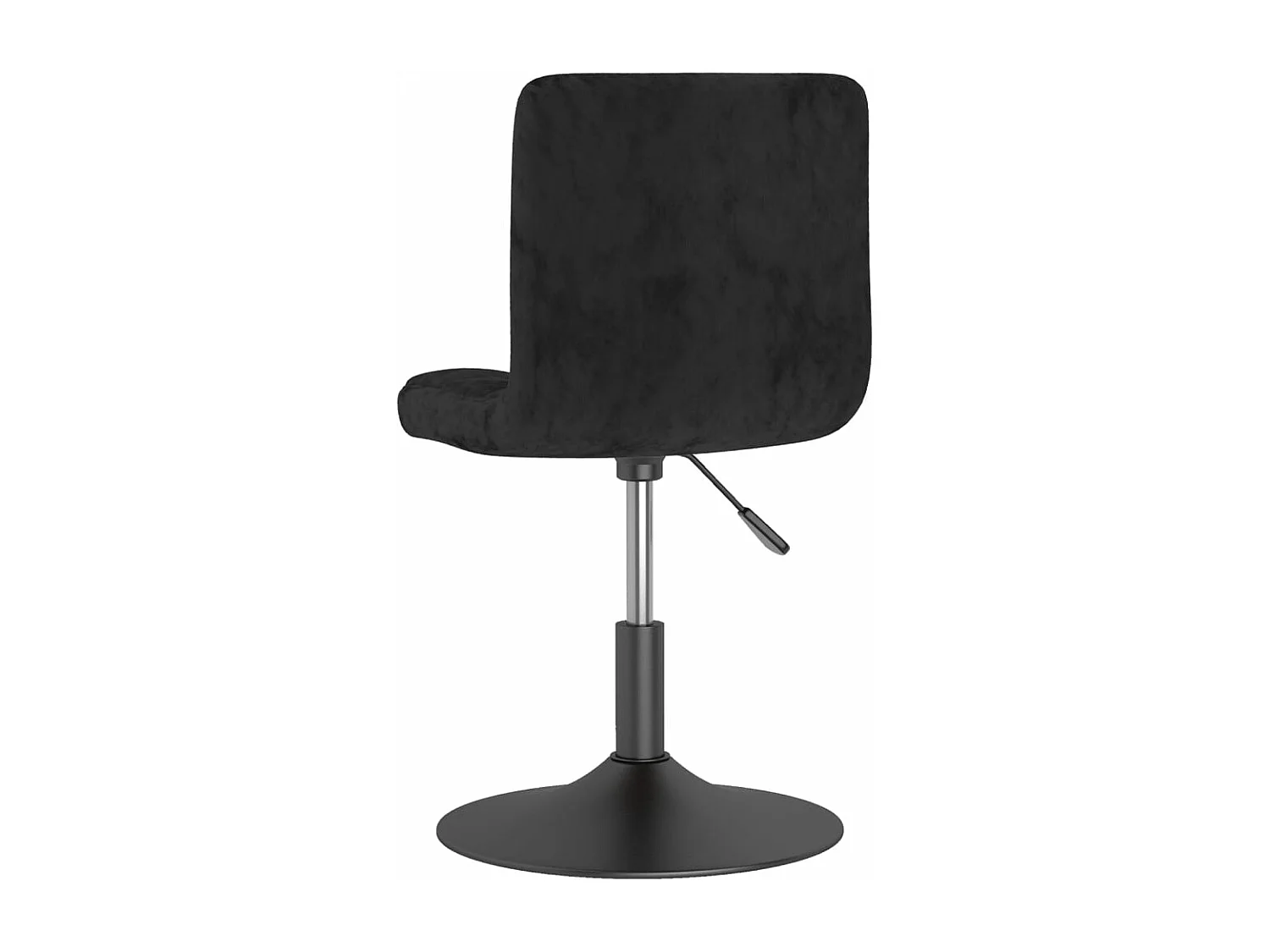 Chaises pivotantes à manger lot de 6 noir velours