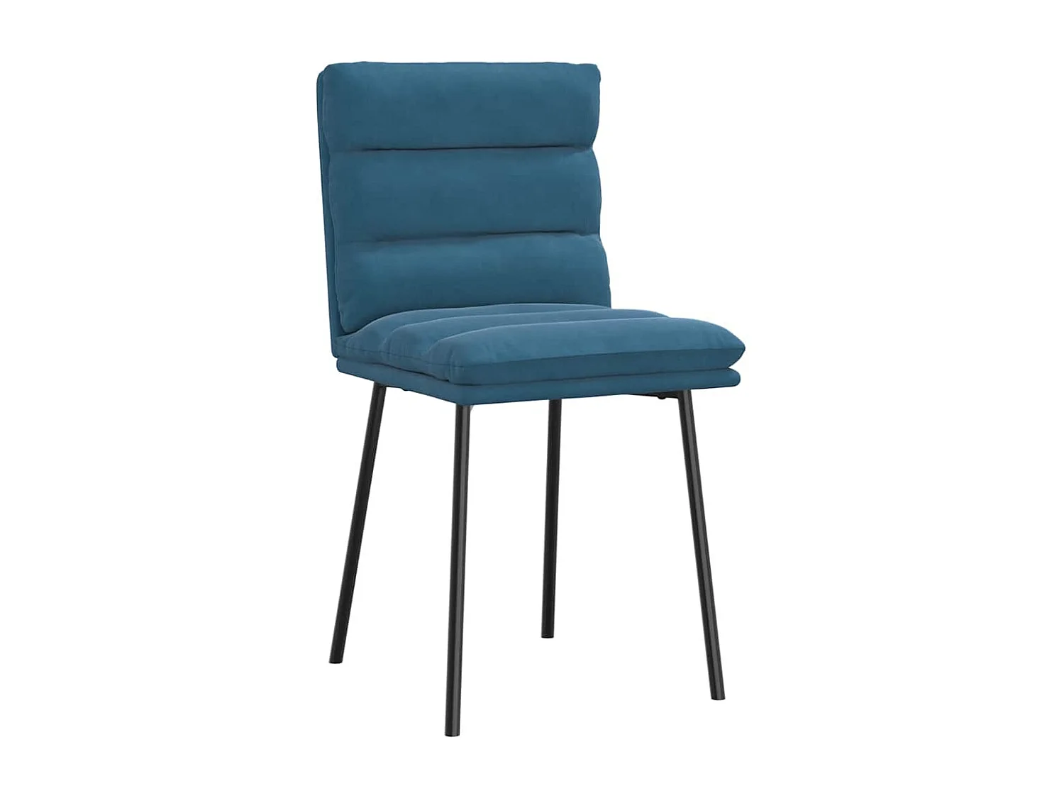 Sillas de comedor 6 unidades terciopelo azul