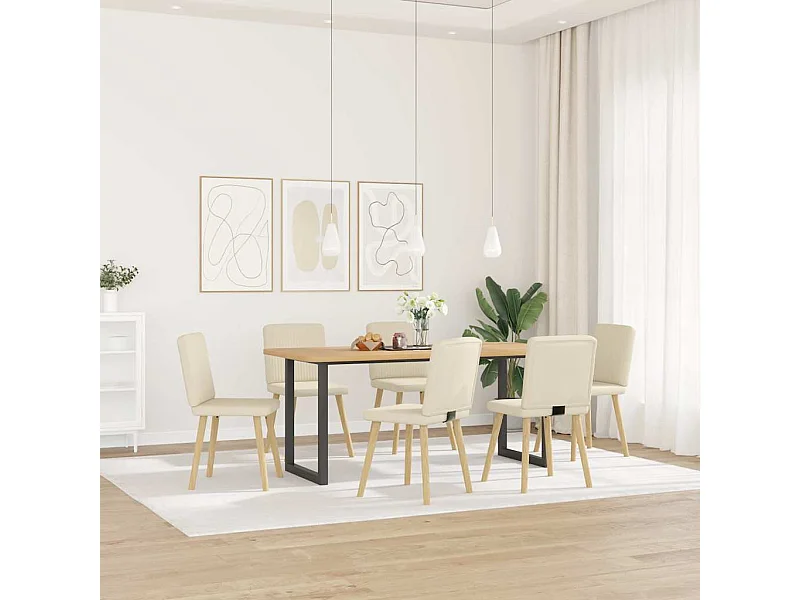 Chaises à manger lot de 6 Lin