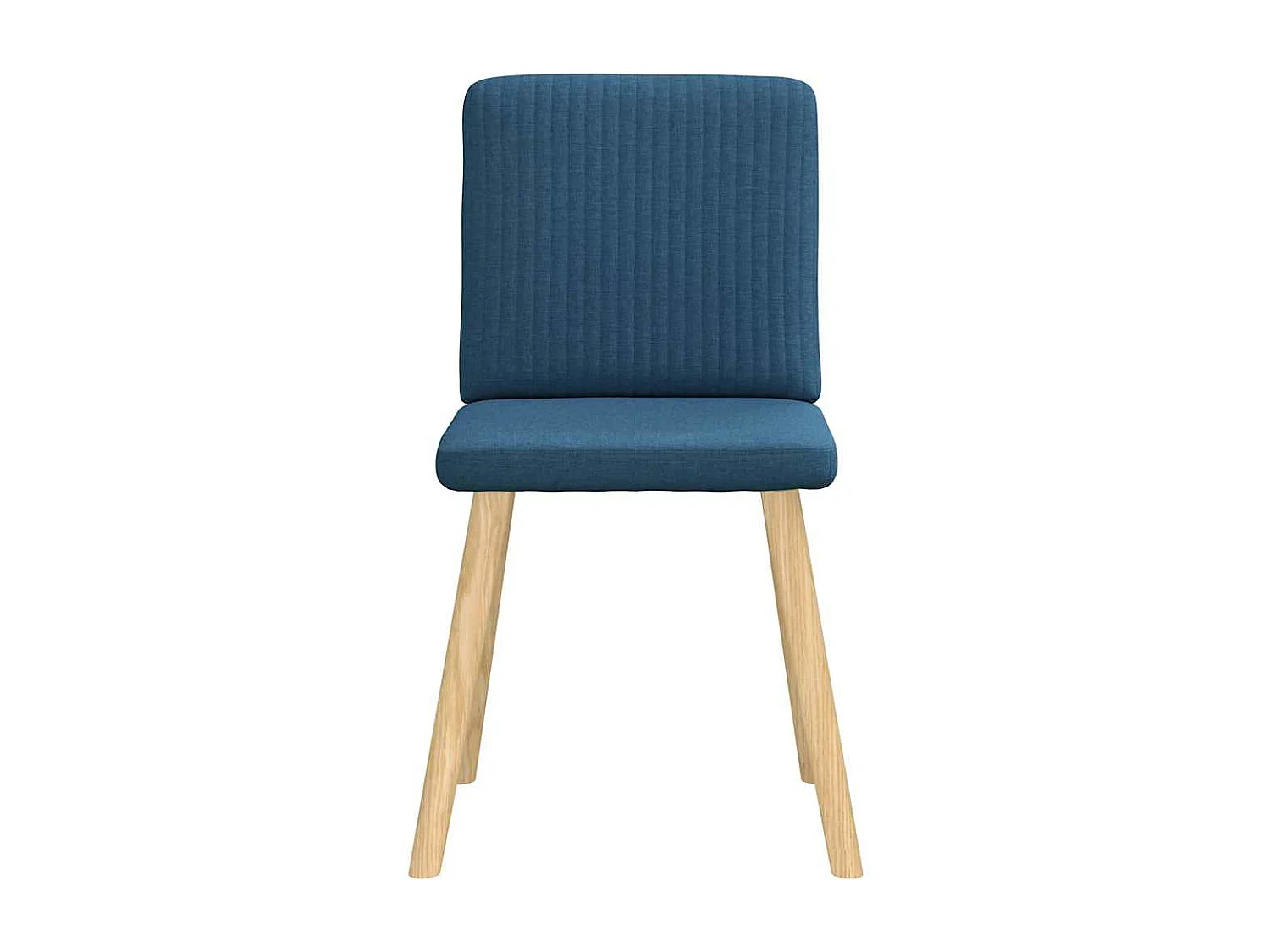 Eetkamerstoelen 6 st stof blauw