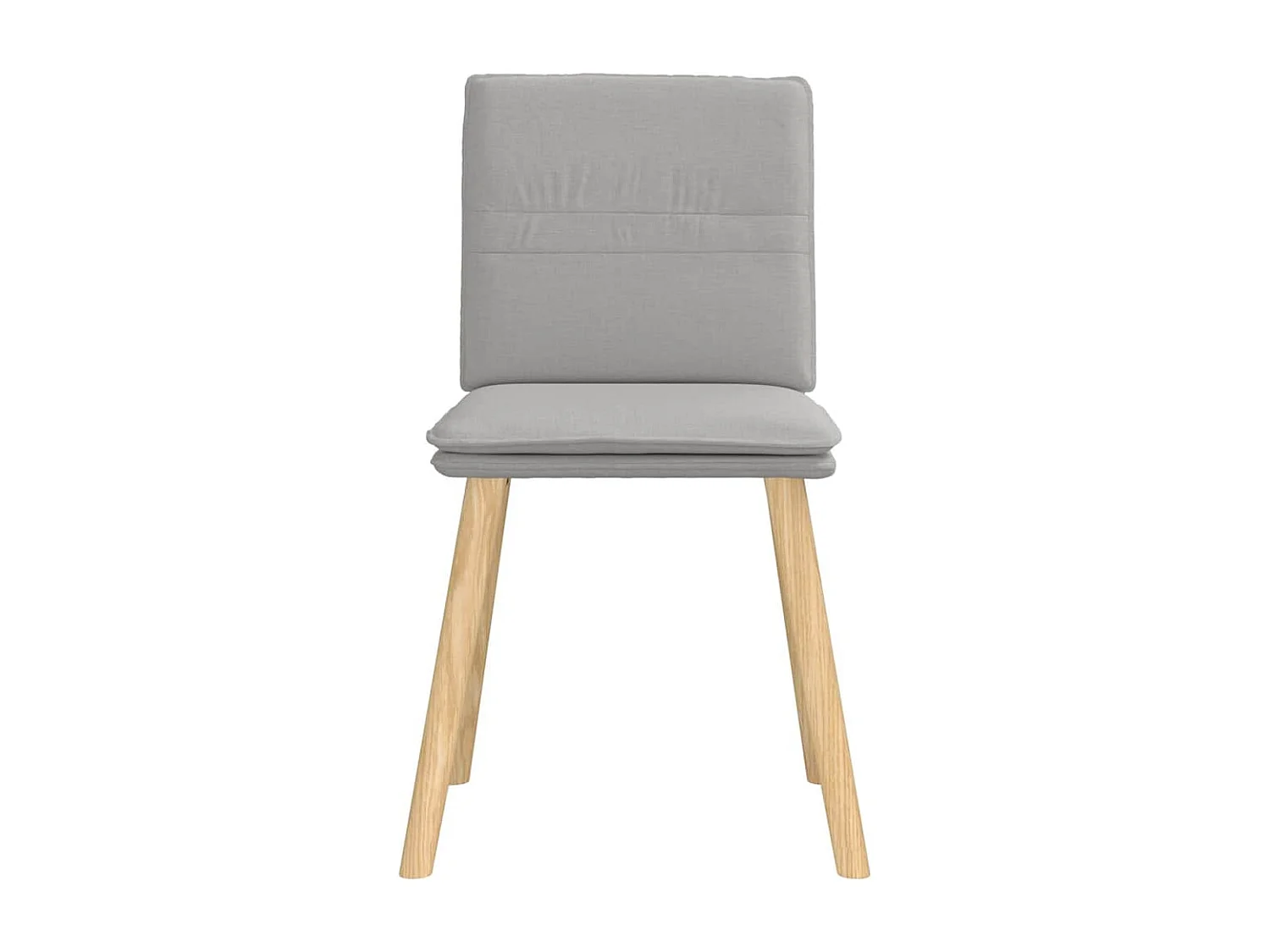 Chaises à manger lot de 6 gris nuage tissu