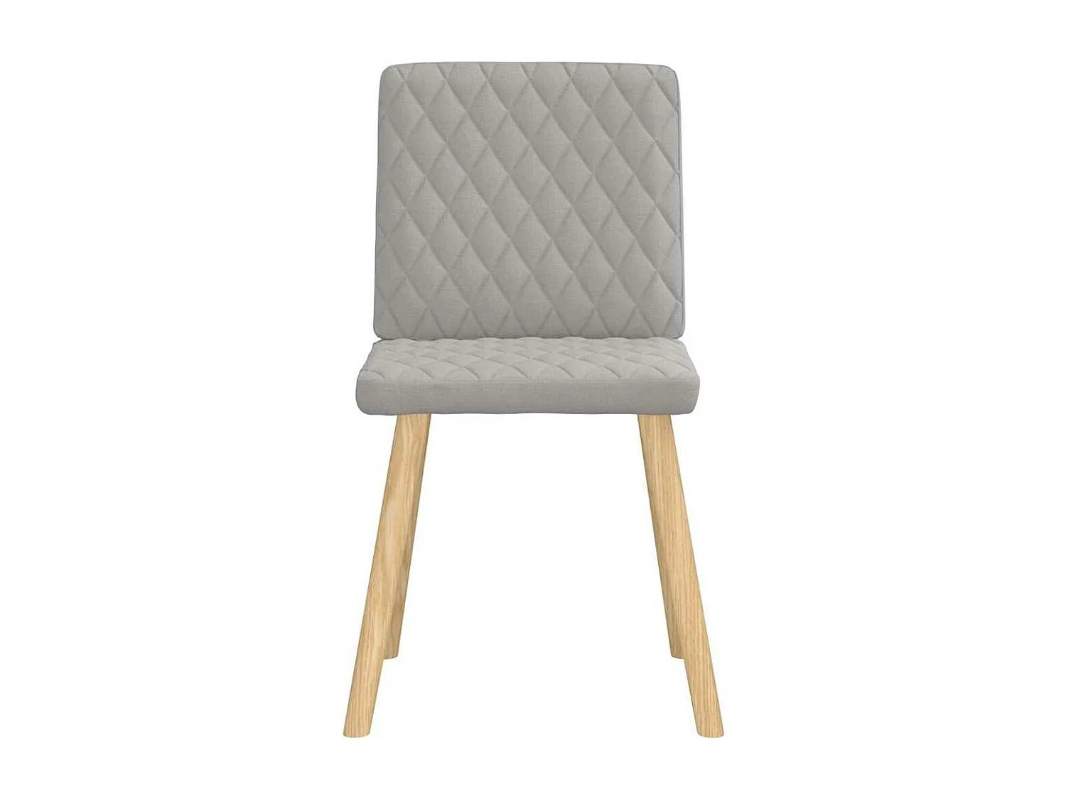 Chaises à manger lot de 6 gris nuage tissu