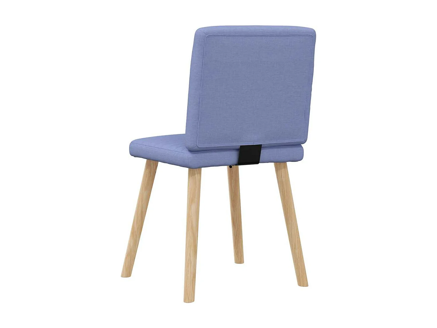 Eetkamerstoelen 6 st stof jeansblauw