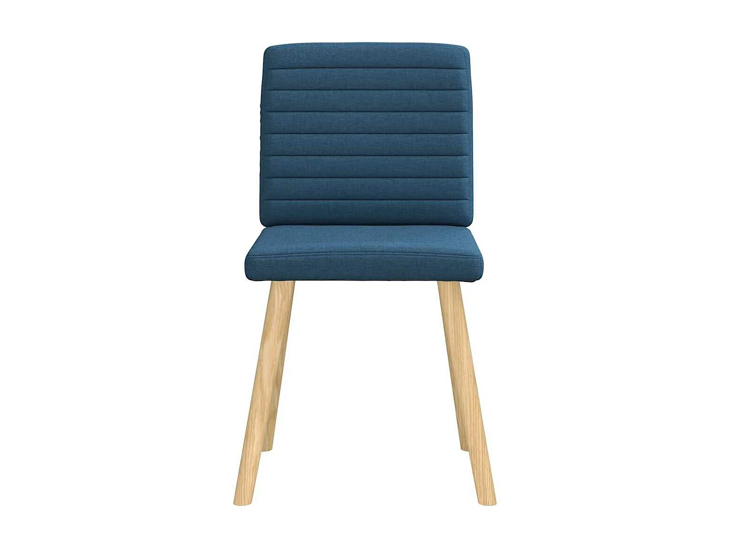 Eetkamerstoelen 6 st stof blauw