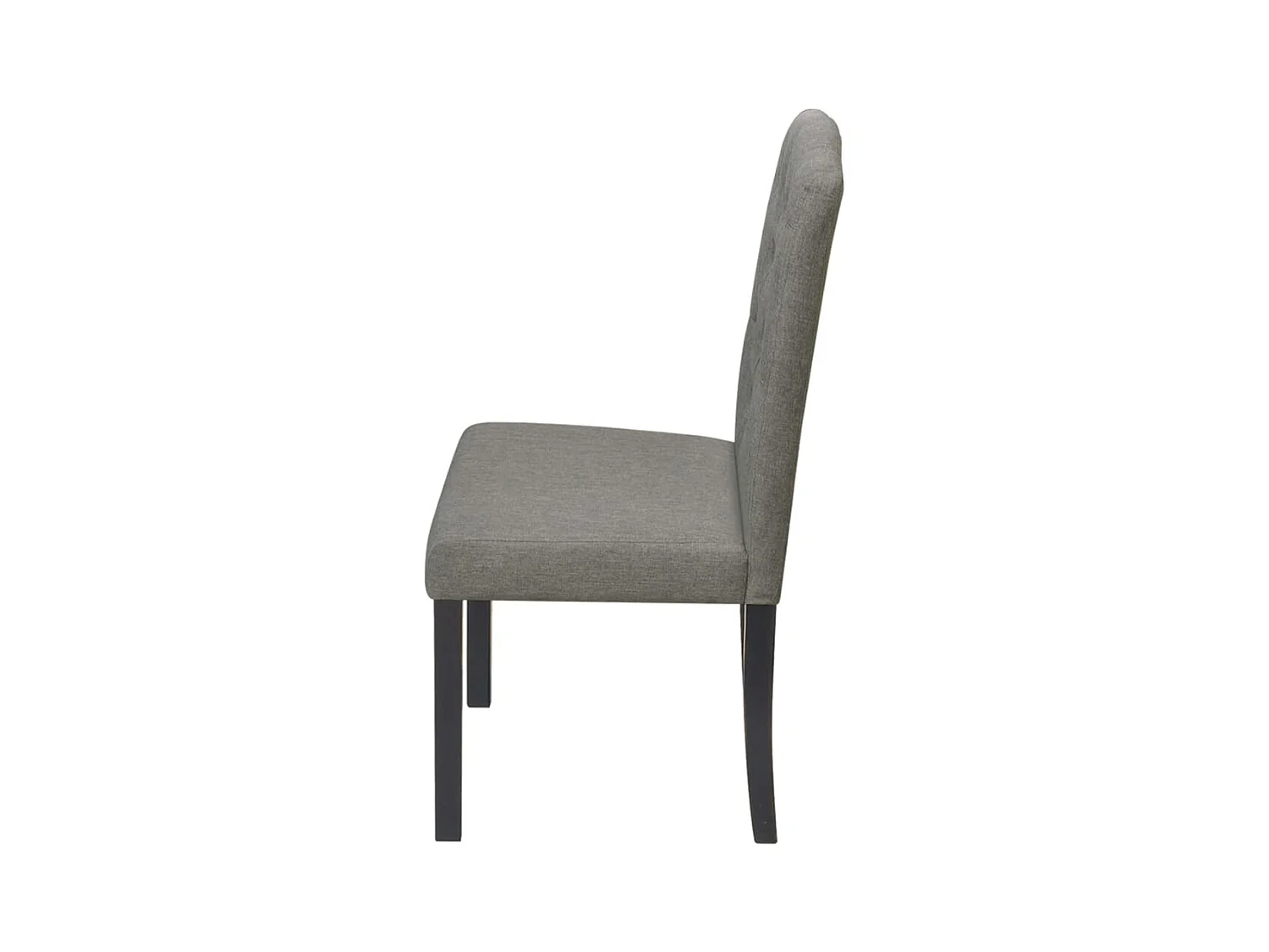 Chaises à manger lot de 6 gris tissu