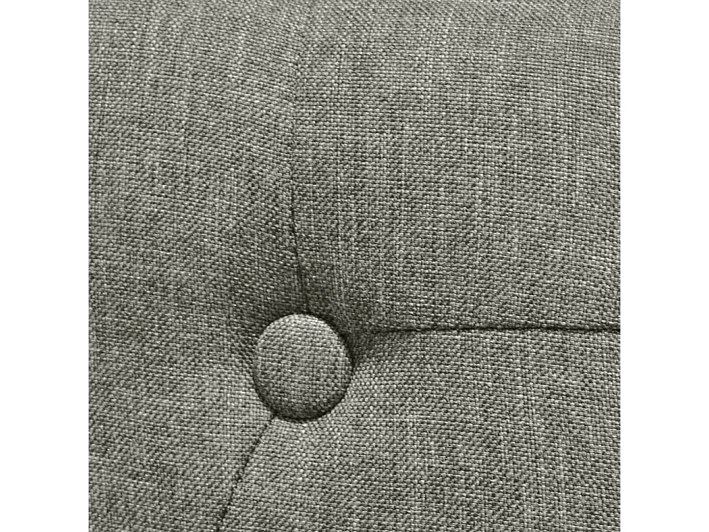 Chaises à manger lot de 6 gris tissu