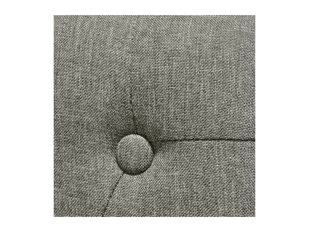 Sillas de comedor 6 unidades de tela gris