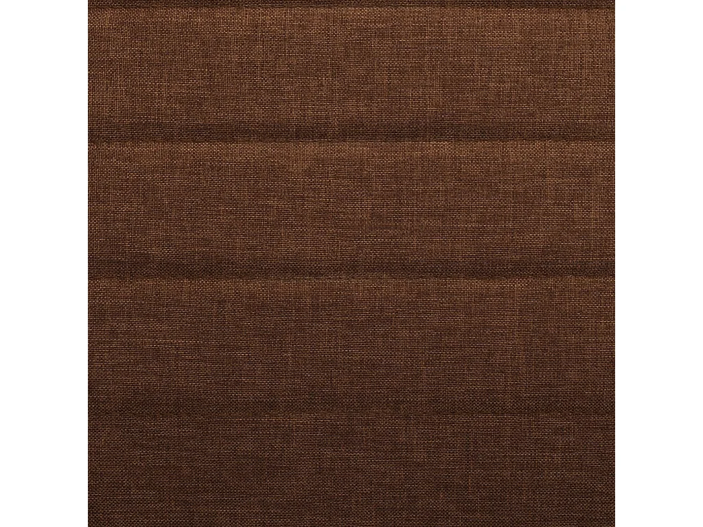 Chaises à manger lot de 6 marron tissu