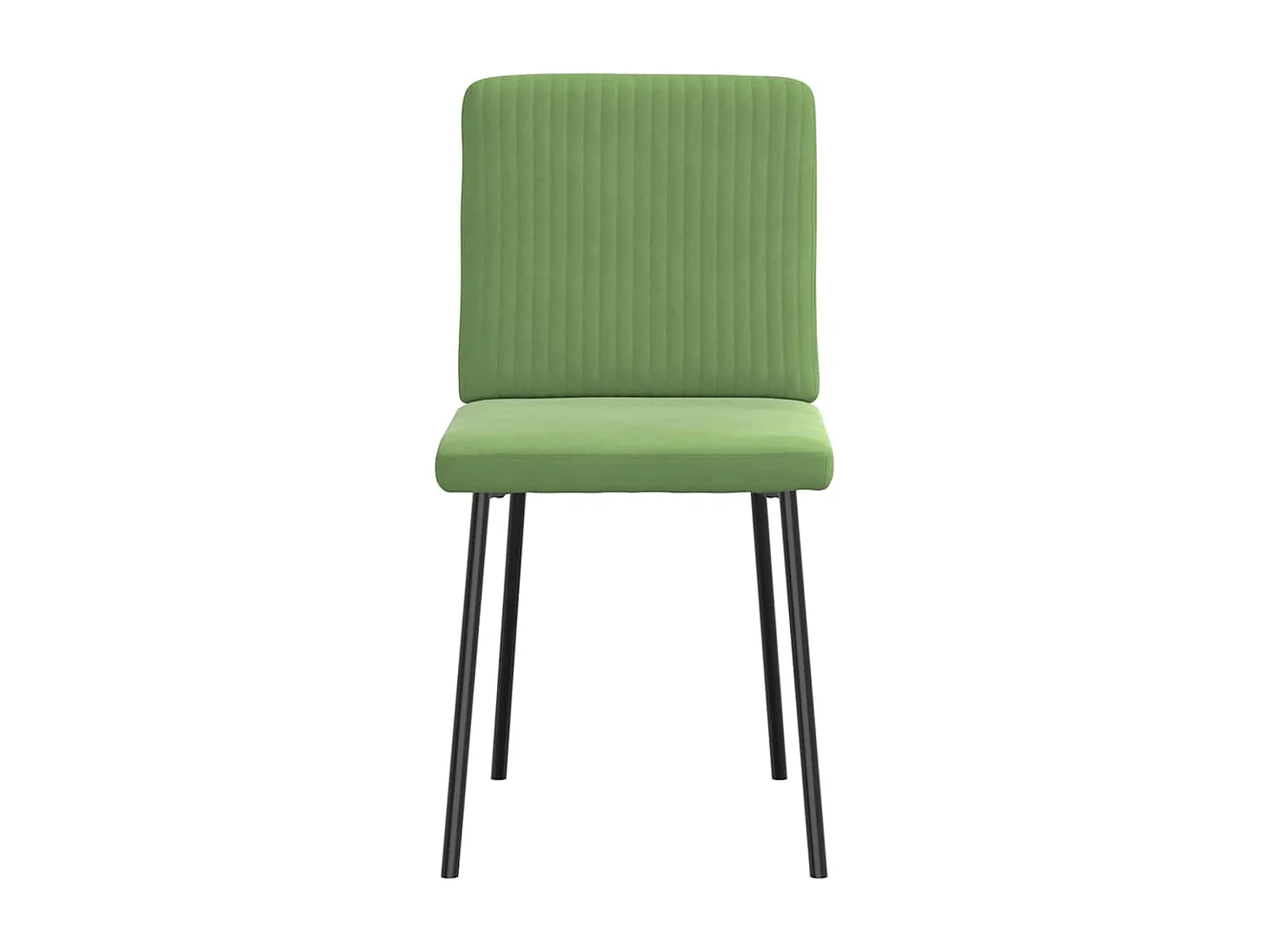 Eetkamerstoelen 6 stukkenfluweel lichtgroen