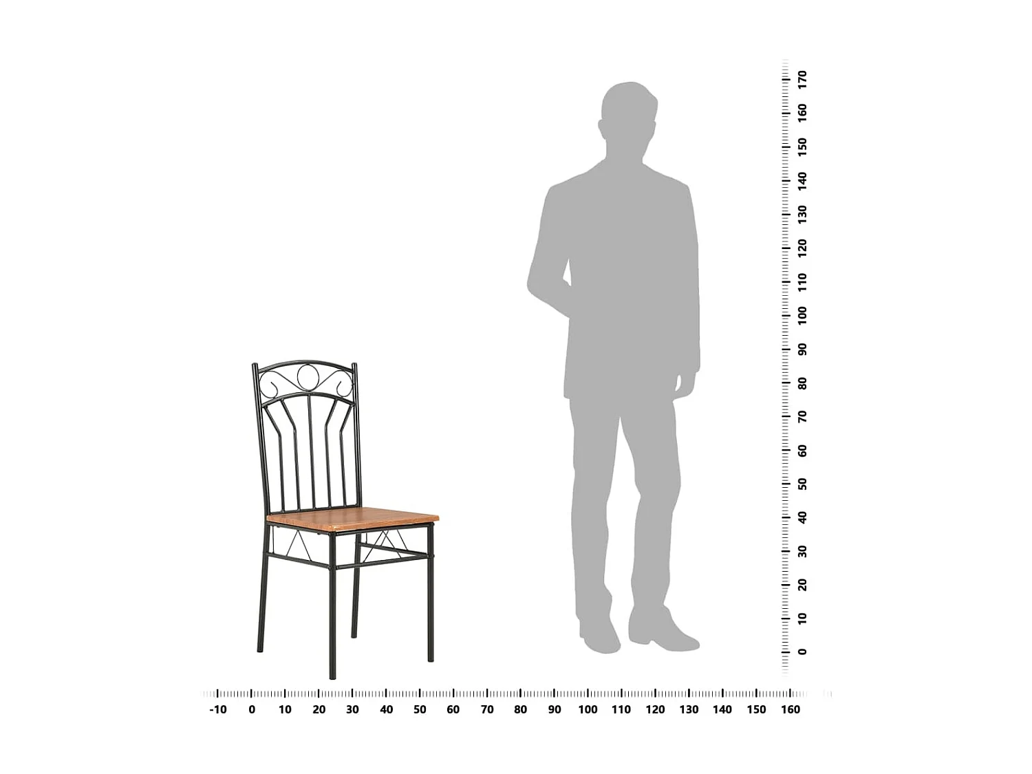 Eetkamerstoelen 6 stukkenMDF bruin