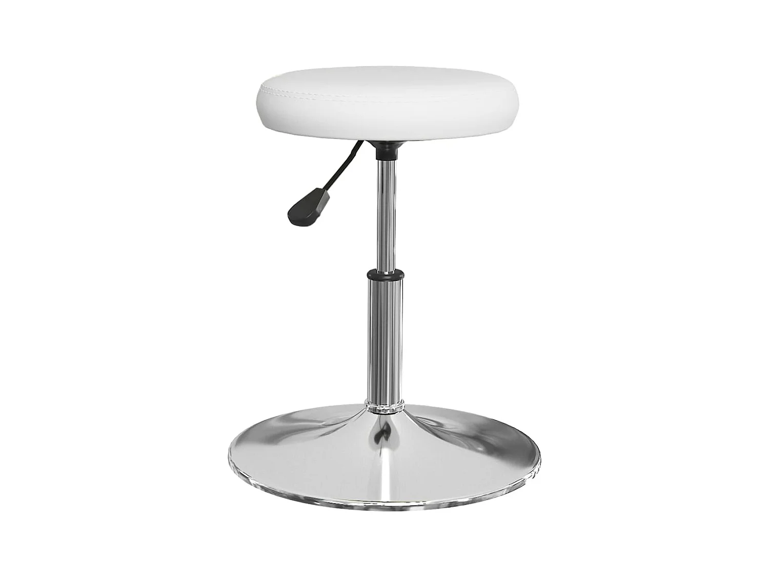 Chaises à manger lot de 6 blanc similicuir